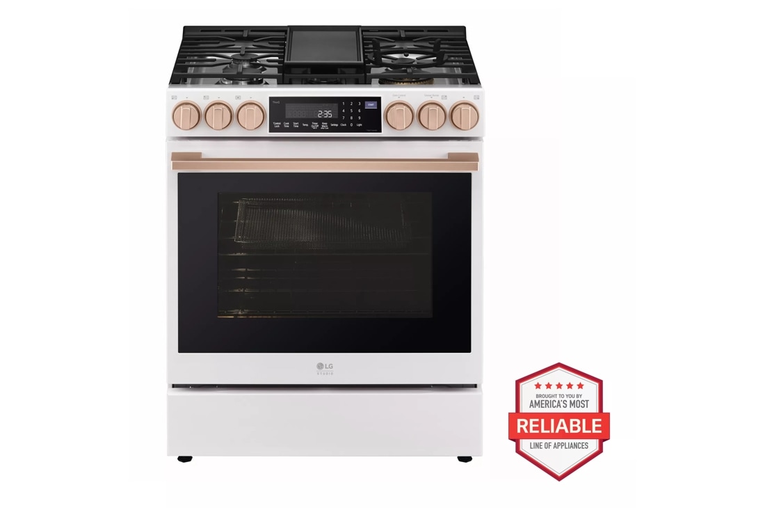 LG STUDIO 6.3 cu. ft. InstaView® Gas Slide-in Range with ProBake Convection® and Air Fry