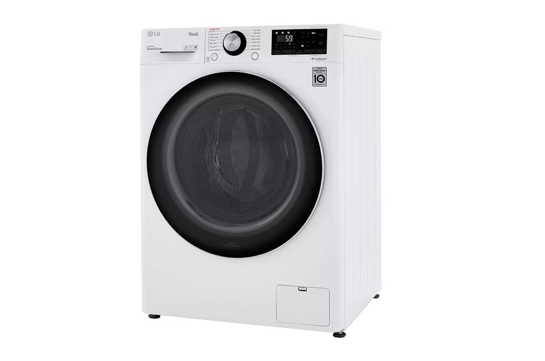 LG WM3555HWA - Lavadora/secadora inteligente todo en uno de 24 pulgadas con  capacidad de 2.3 pies cúbicos, habilitado para Wi-Fi, 14 ciclos de lavado,  1400 RPM, sin ventilación, tambor de acero inoxidable NeveRust,  funcionamiento  