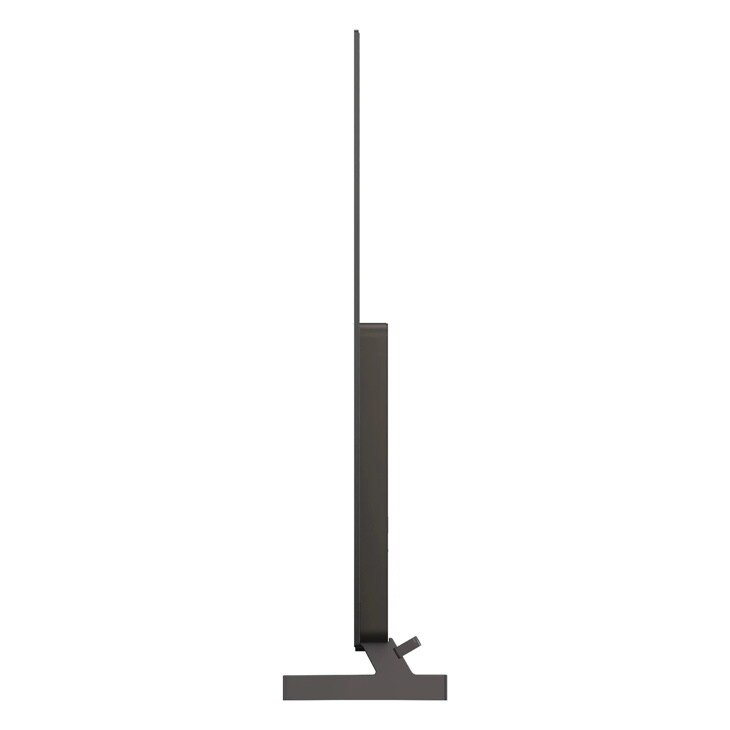 65-Inch LG OLED TV OLED65B6GUA - Side Profile showing ultra-thin display panel and stand base