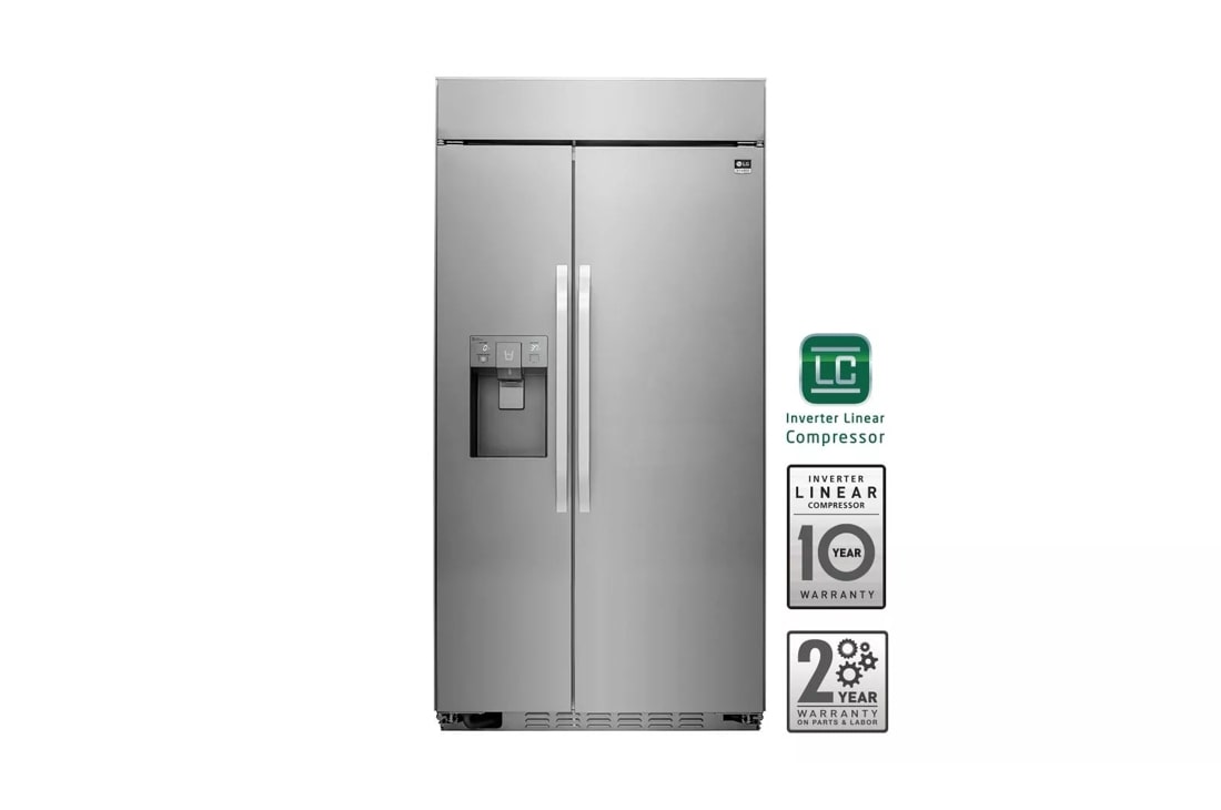 LG Studio - Ultra-Large Capacity Side-By-Side Refrigerator with Ice & Water Dispenser