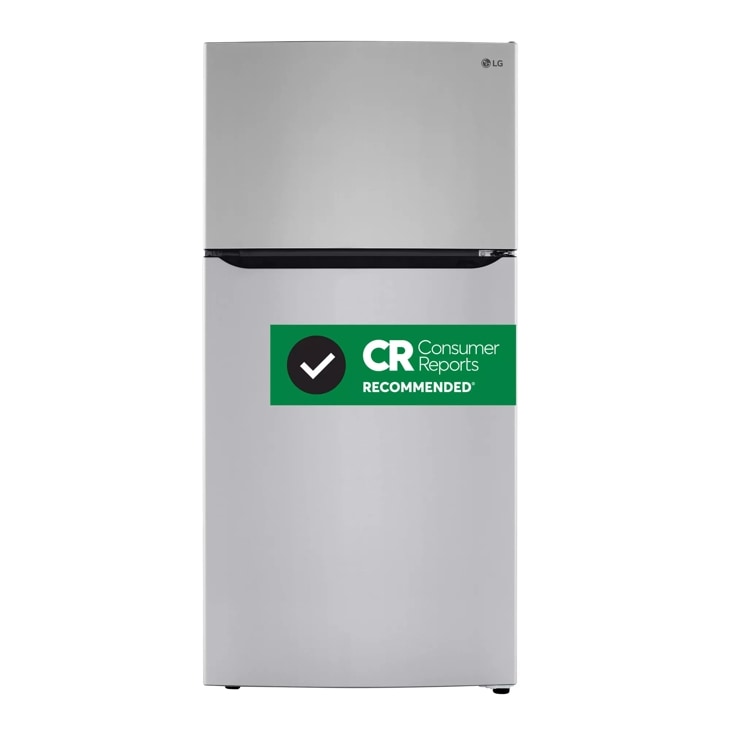 Front view of the 24 cu. ft. Top Freezer Refrigerator LRTLS2403S 