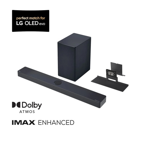SC9S LG Soundbar C for TV with Dolby Atmos® and Synergy Bracket 3.1.3 channel, Best OLED matching