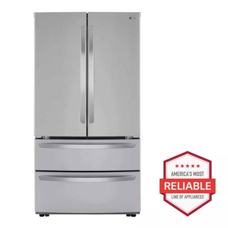 27 cu. ft. french door refrigerator front view