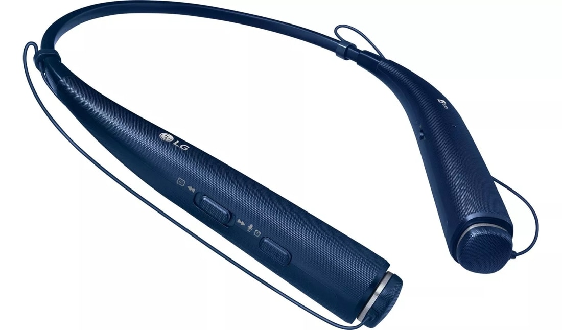 LG TONE PRO Bluetooth Headset in Metallic Blue LG USA