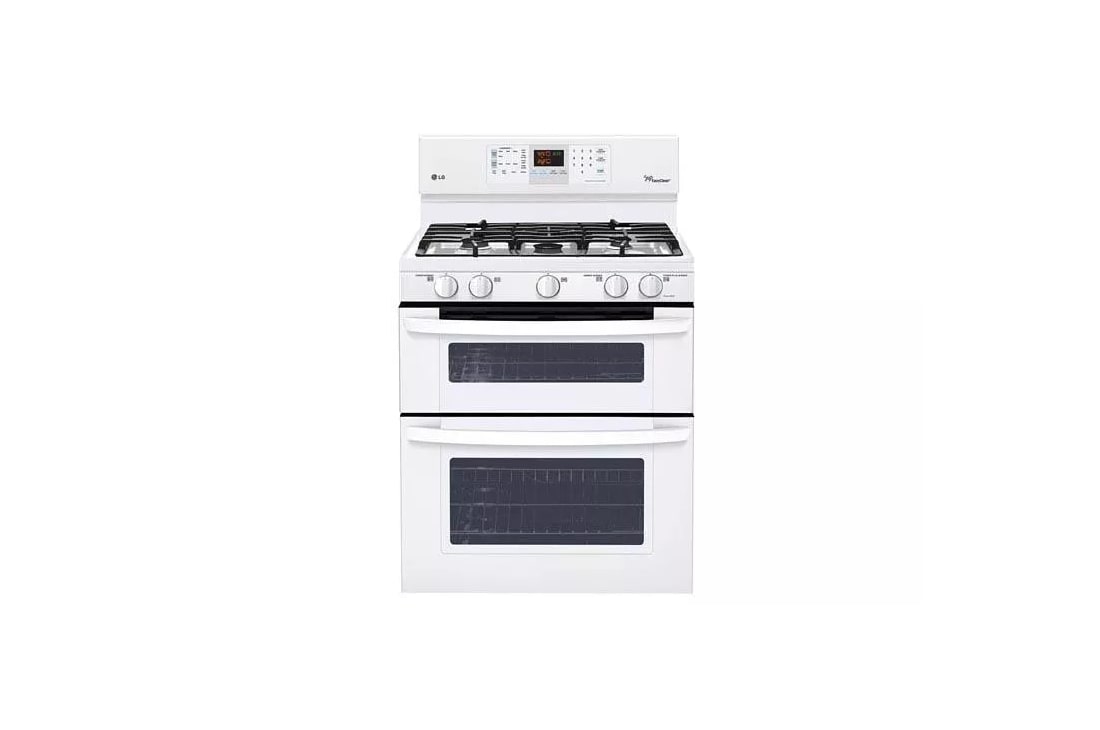 Lg gas store range white