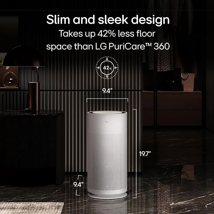 LG Puricare™ AeroHit with True HEPA Filter