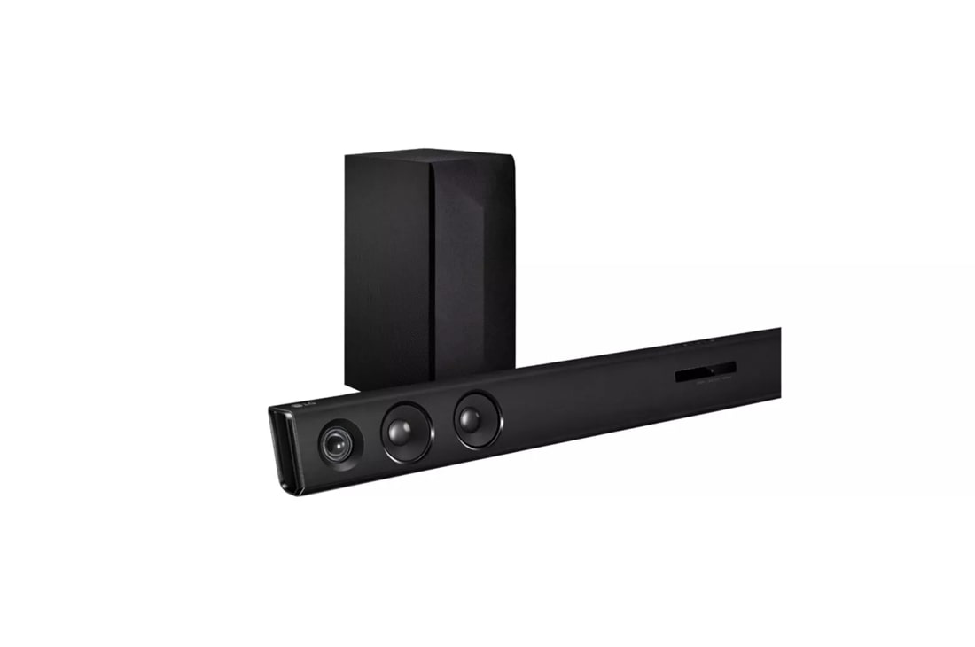 LG 2.1ch 300W Sound Bar with Wireless Subwoofer and Bluetooth® Connectivity  (LAS475B)