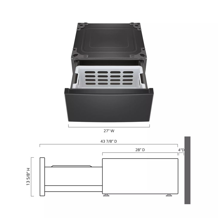 Stand for lg front load washing machine sales