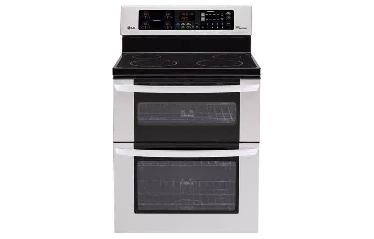 6.7 cu. ft. Capacity Electric Double Oven Range with a 6”-High Upper Oven and EasyClean®