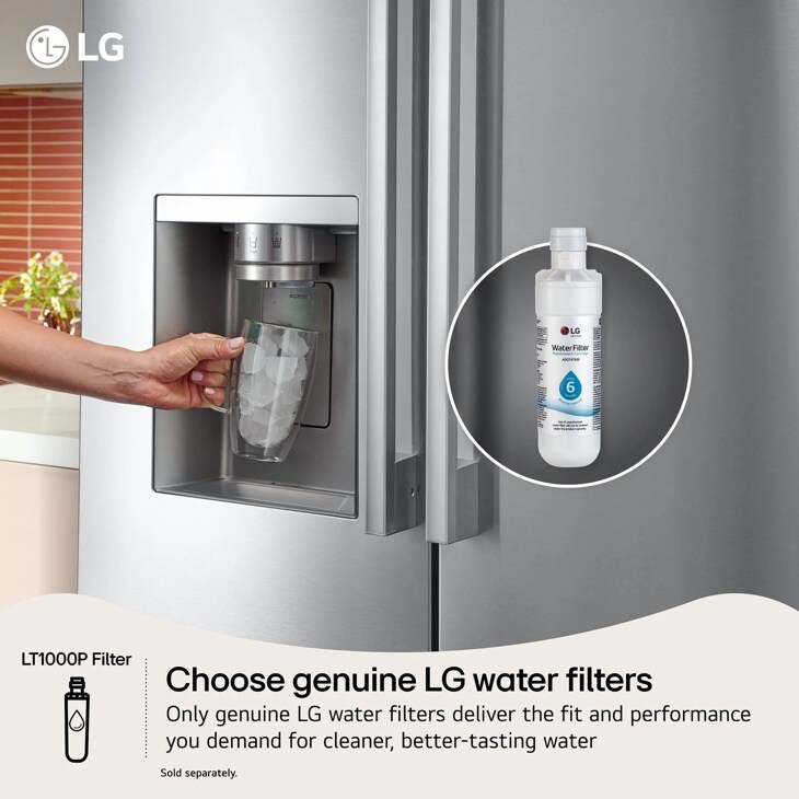 24 cu. ft. French Door Refrigerator - LY24Z6231V | LG USA
