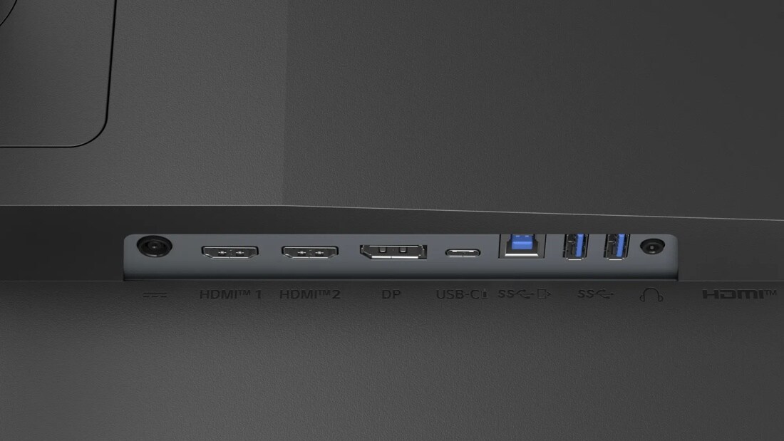 LG 27G640A-B 27 Monitor – Back View with Ports