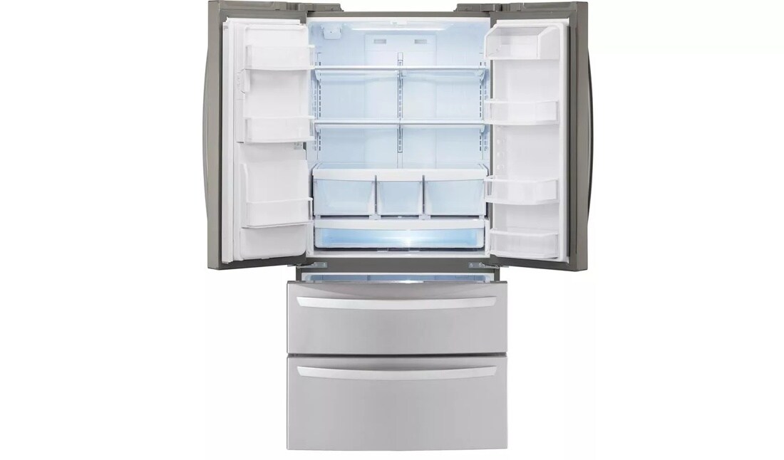 Ultra-Large Capacity 4 Door French Door Refrigerator with Ice & Water Dispenser (Fits a 33" Opening)