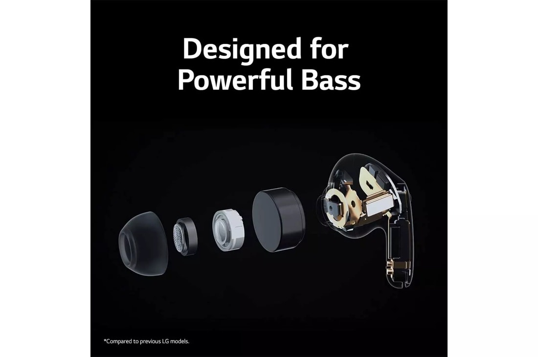 LG TONE Free FP8 - Active Noise Cancelling True Wireless Bluetooth UVnano Earbuds