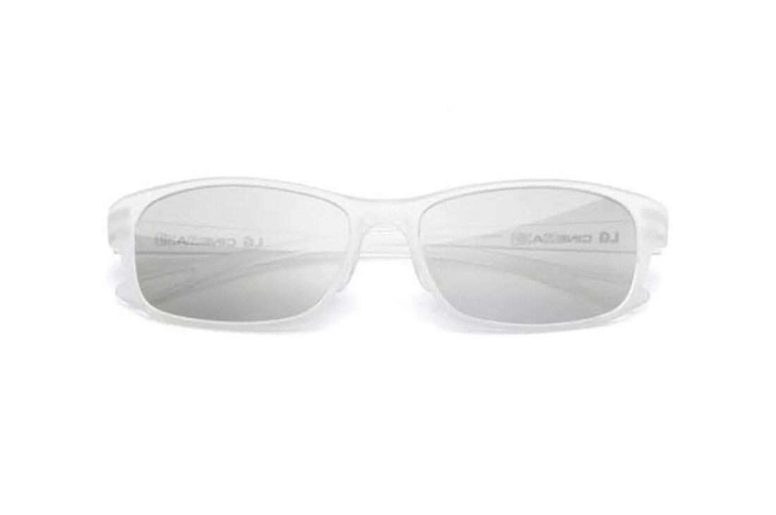 LED Cinema 3D Glasses - Clear Frame