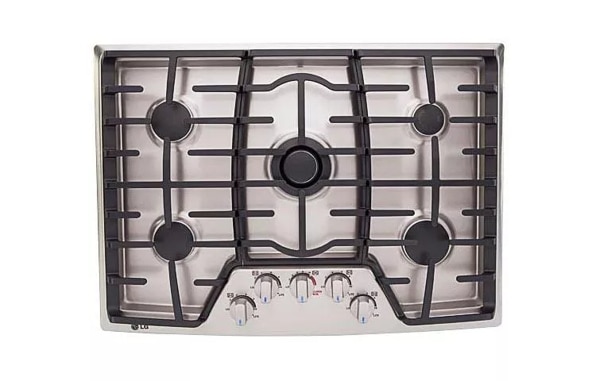 30” Gas Cooktop with the Professional Look of Stainless Steel