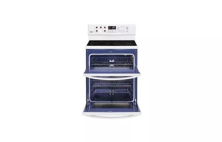 6.7 cu. ft. Capacity Electric Double Oven Range with a 6” High Upper Oven