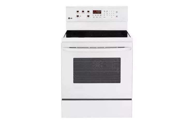 6.3 cu. ft. Capacity Electric Single Oven Range with Fan Convection LG range product view 1