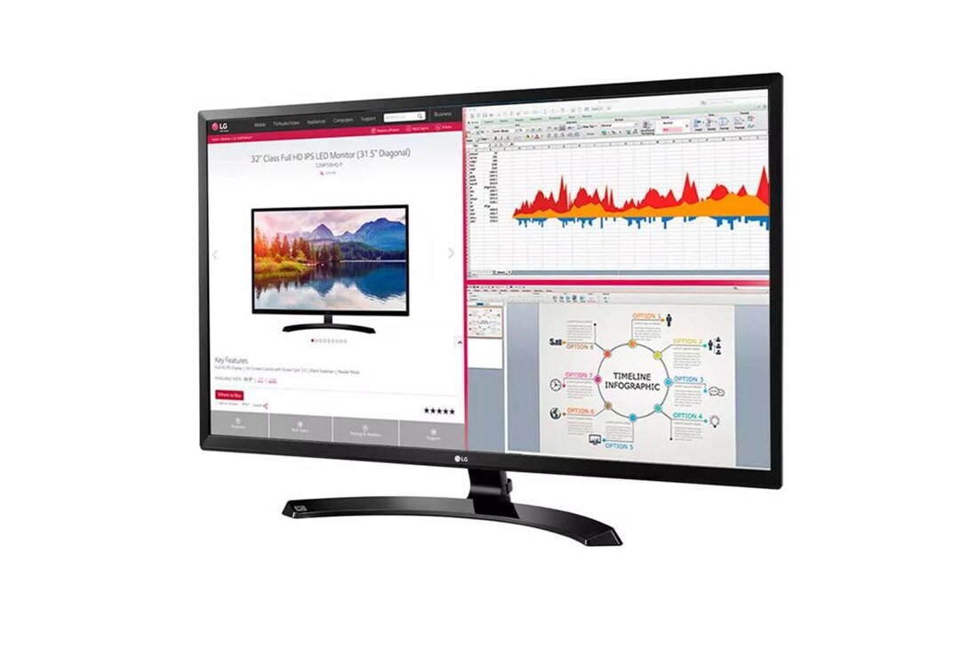32" Class Full HD IPS LED Monitor (31.5" Diagonal)