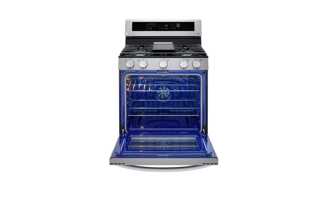 LRGL5825D LG Appliances 5.8 cu ft. Smart Wi-Fi Enabled True Convection  InstaView® Gas Range with Air Fry