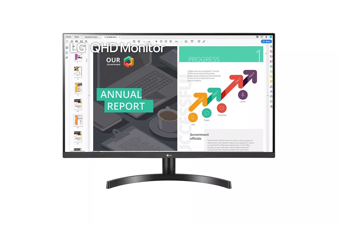 LG 31.5インチ WQHDモニター 32QN600-B-