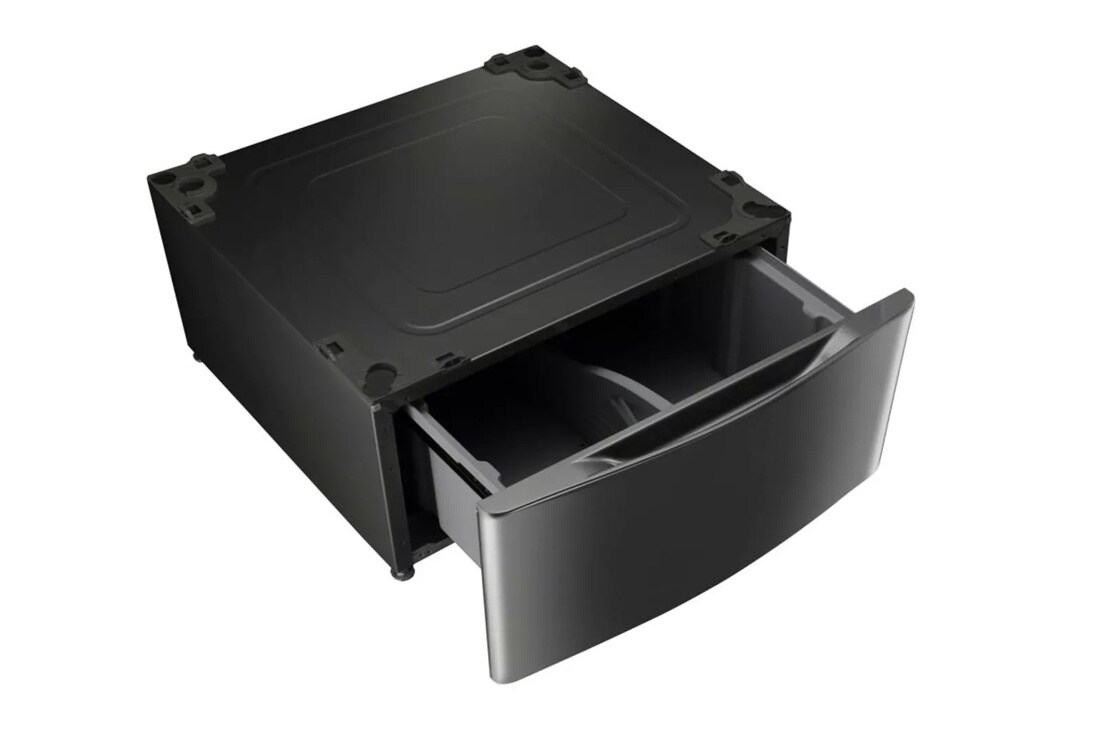 Laundry Pedestal – Black Stainless Steel