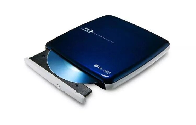Blu-ray™ Disc Rewriter Super Multi Blue Slim Portable