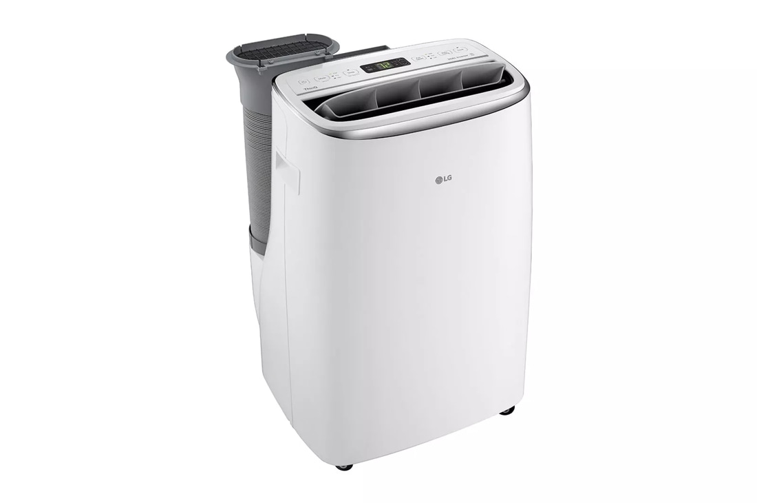 LG 10,000 BTU Dual Inverter Smart Wi-Fi Portable Air Conditioner - White