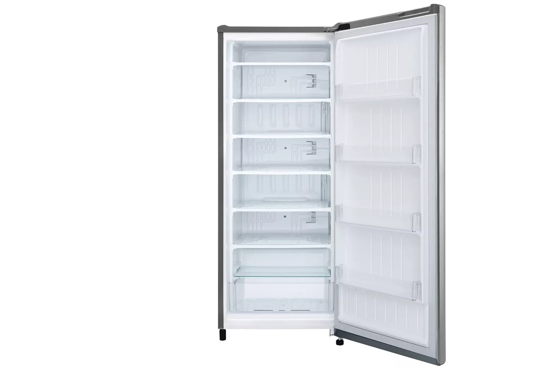 168L, White, Standing Freezer with Turbo Freezing and LVS (Low Voltage  Stability)