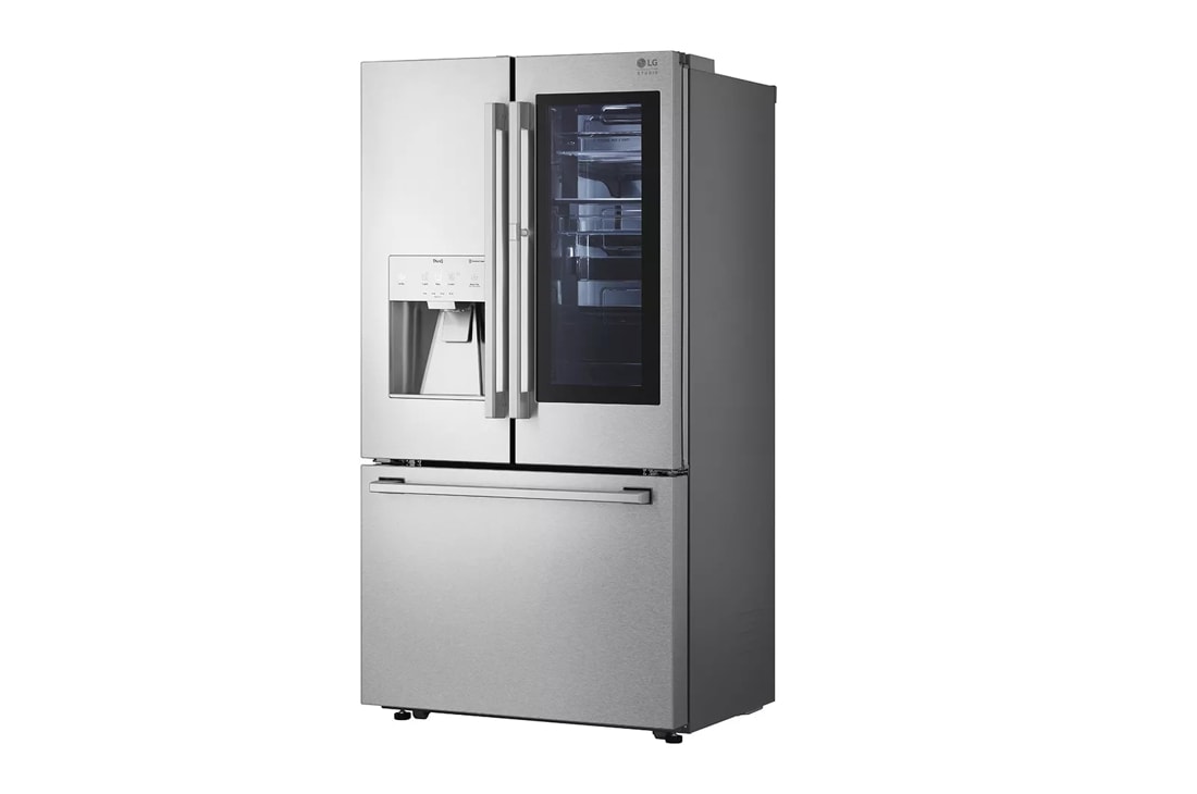 SRFVC2416S by LG - LG STUDIO 24 cu. ft. Smart InstaView® Door-in-Door®  Large Capacity Counter-Depth Refrigerator with Craft Ice™ Maker