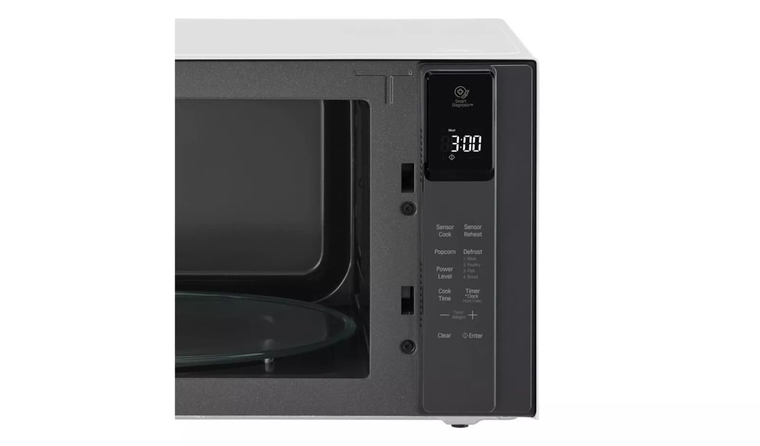 Lg microwave on sale white colour