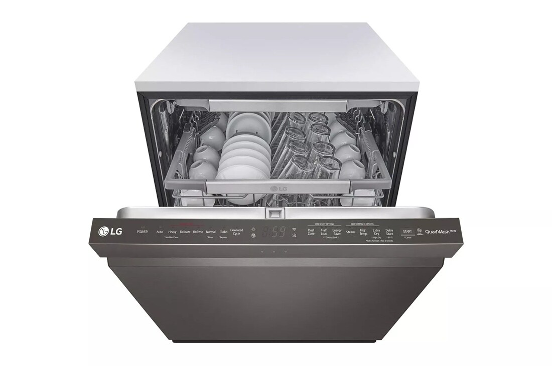 Top Control Smart Wi-Fi Enabled Dishwasher with QuadWash™ and TrueSteam®