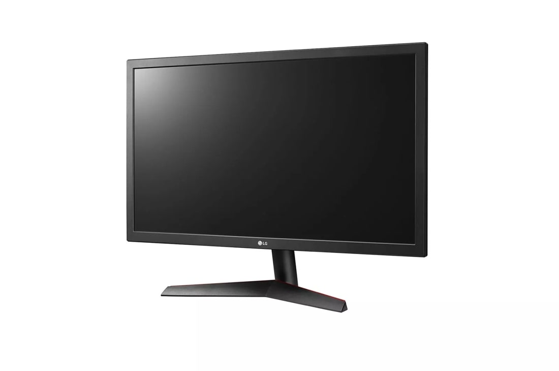 Monitor gaming LG UltraGear 24 (Panel IPS: 1920 x 1080 (FHD), 16:9, 300  cd/m², 1000:1, 1ms (GtG), 144 Hz); entradas: DP x1, HDMI x2; FreeSync™  Premium