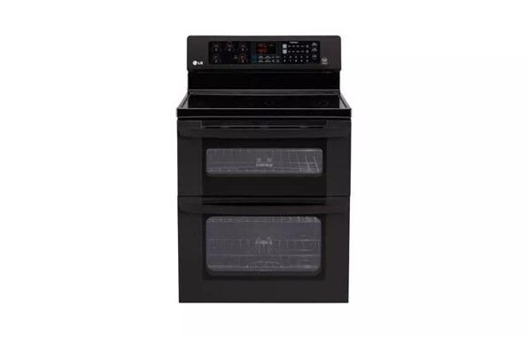 6.1 cu. ft. Capacity Electric Double Oven Range with SuperBoil™ Burner and EasyClean®