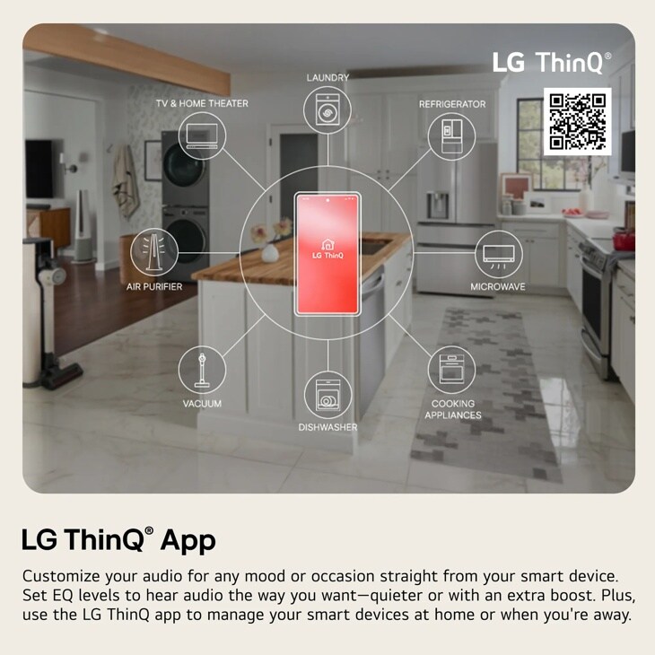 SC9S LG Soundbar for TV | Dolby Atmos® 3.1.3 channel with Bracket