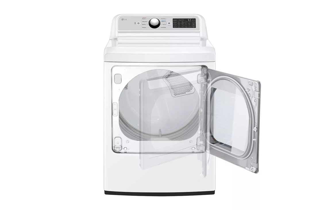 LG 7.3 cu. ft. Smart Gas Dryer with EasyLoad Door, White 