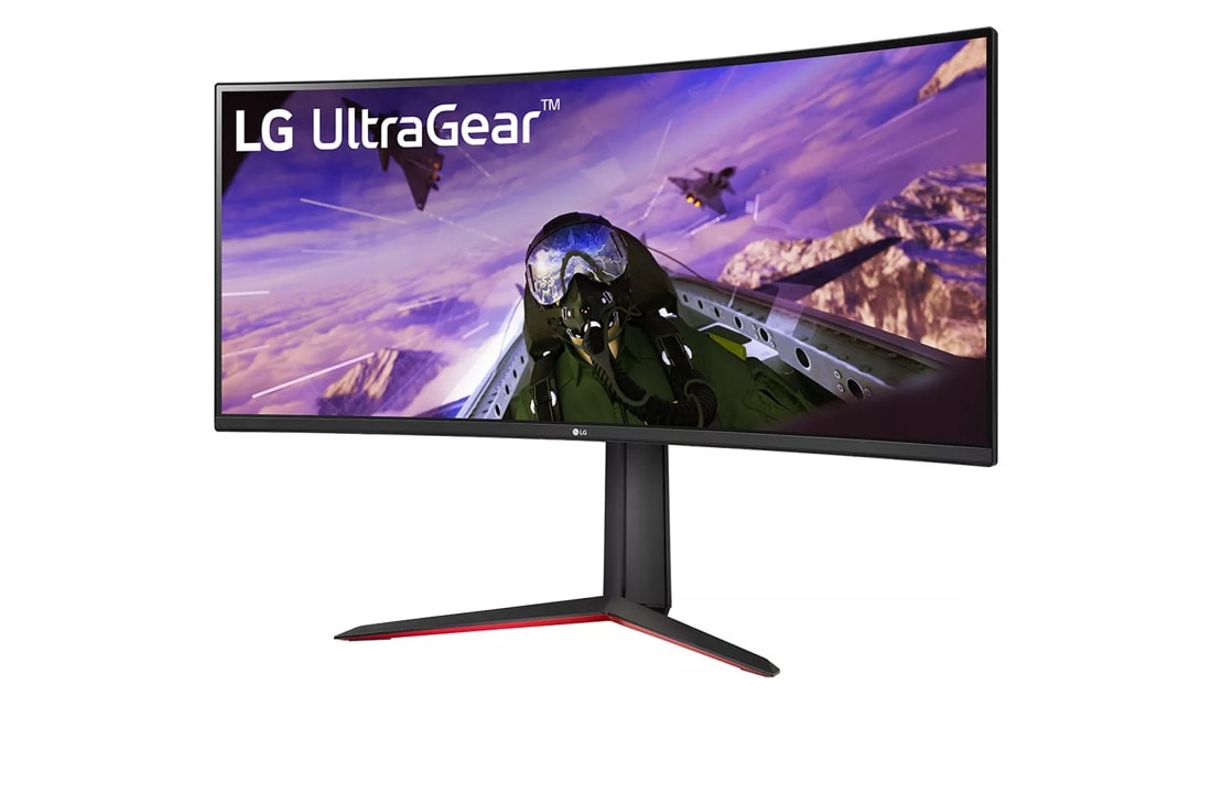 LG UltraGear QHD Monitor curvo para juegos de 34 pulgadas 34GP83A-B, Nano  IPS 1 ms (GtG) con VESA DisplayHDR 400, NVIDIA G-SYNC y AMD FreeSync