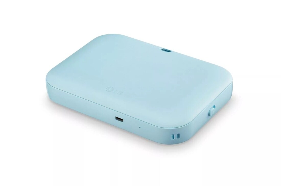 LG Pocket photo ミントブルー LG PC389S: Pocket Photo Snap Instant Camera | LG USA