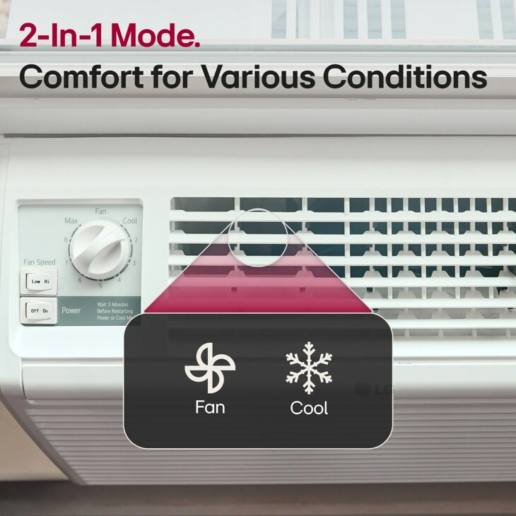 3-in-1 mode. Comfort for various Conditions
Fan
Cool