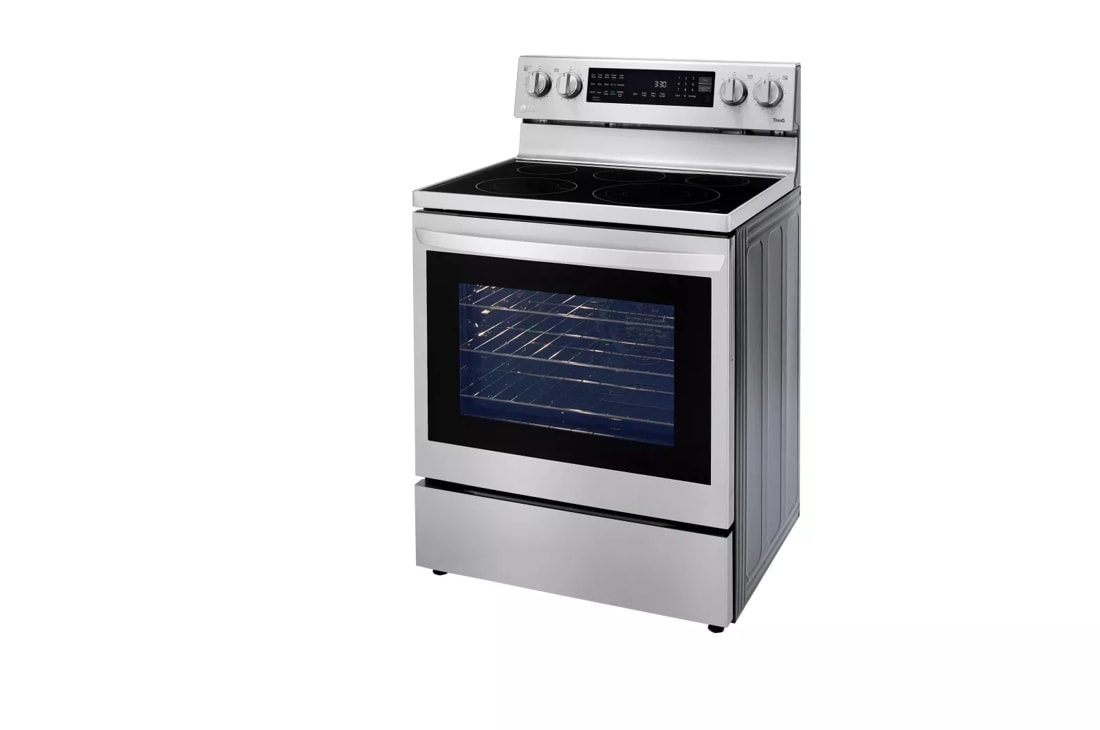 LG 6.3 cu ft Electric Oven Range with True Convection – All In Stock Today!