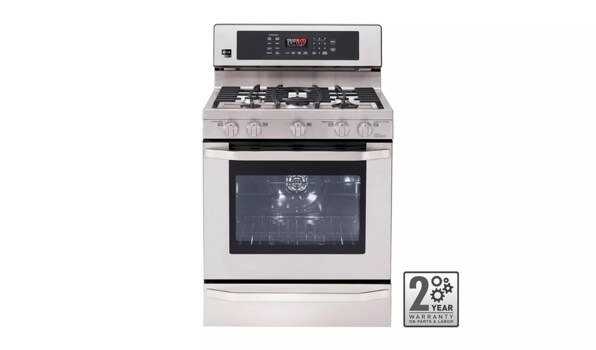 LG Studio - 5.4 cu. ft. Capacity Gas Single Oven Range with EvenJet™ Convection System