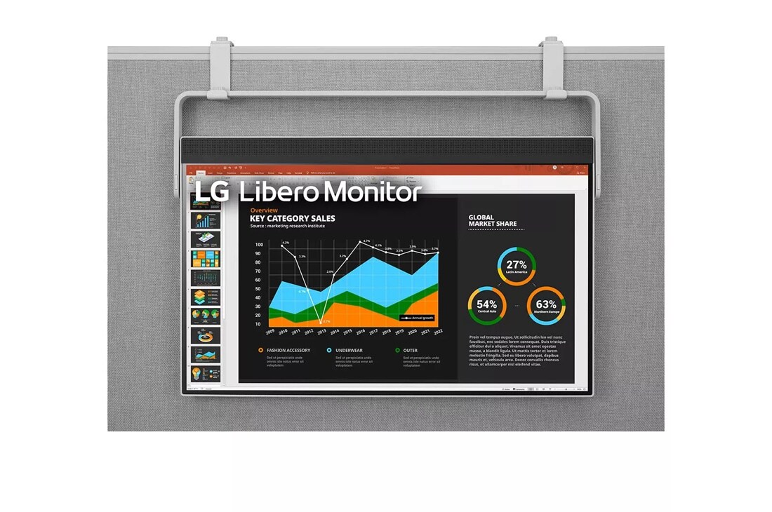 27" QHD IPS HDR 10 Libero Monitor with Detachable Full HD Webcam