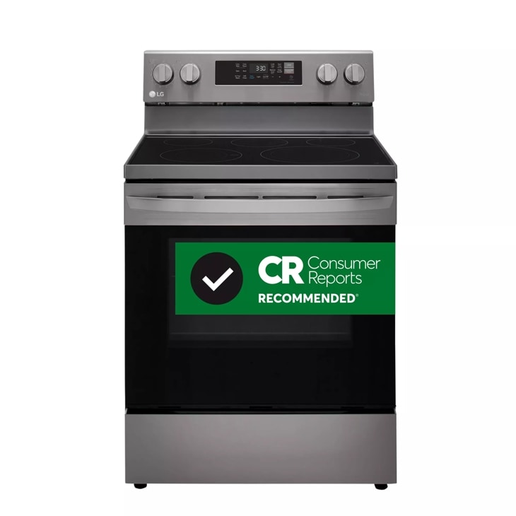 6.3 cu ft. Smart Wi-Fi Enabled Fan Convection Electric Range with Air Fry &  EasyClean®