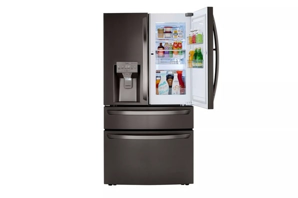 30 cu.ft. craft ice refrigerator with right door open