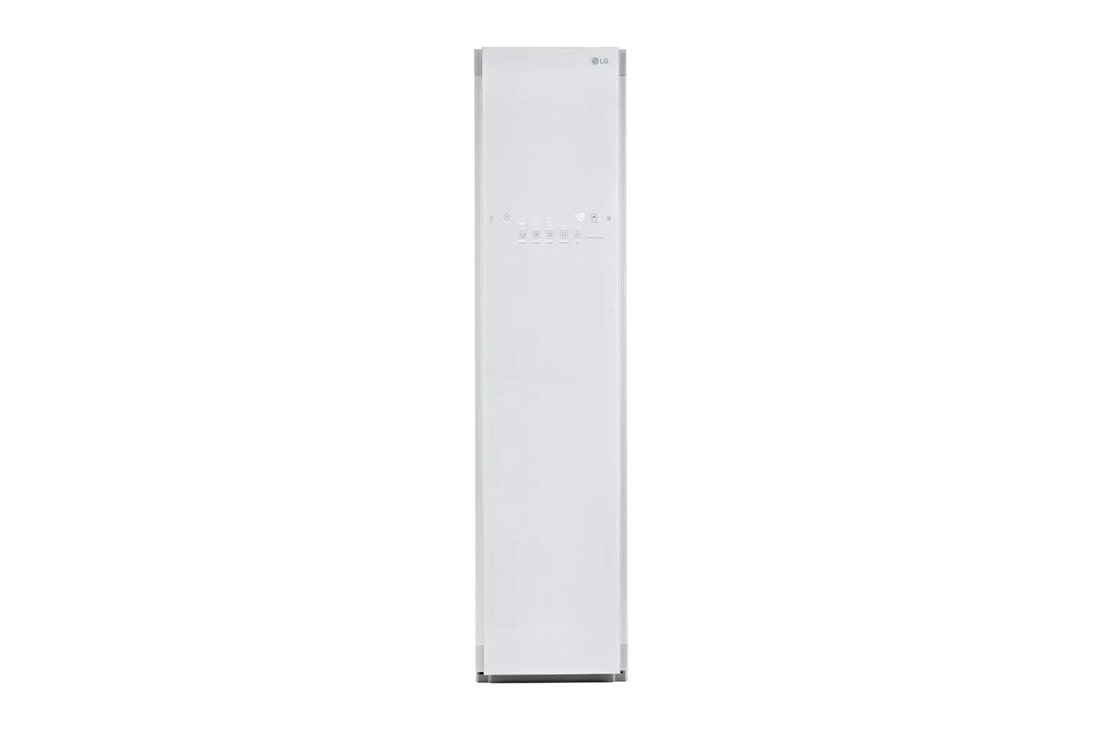 LG S3WFBN White Styler Steam Closet front view