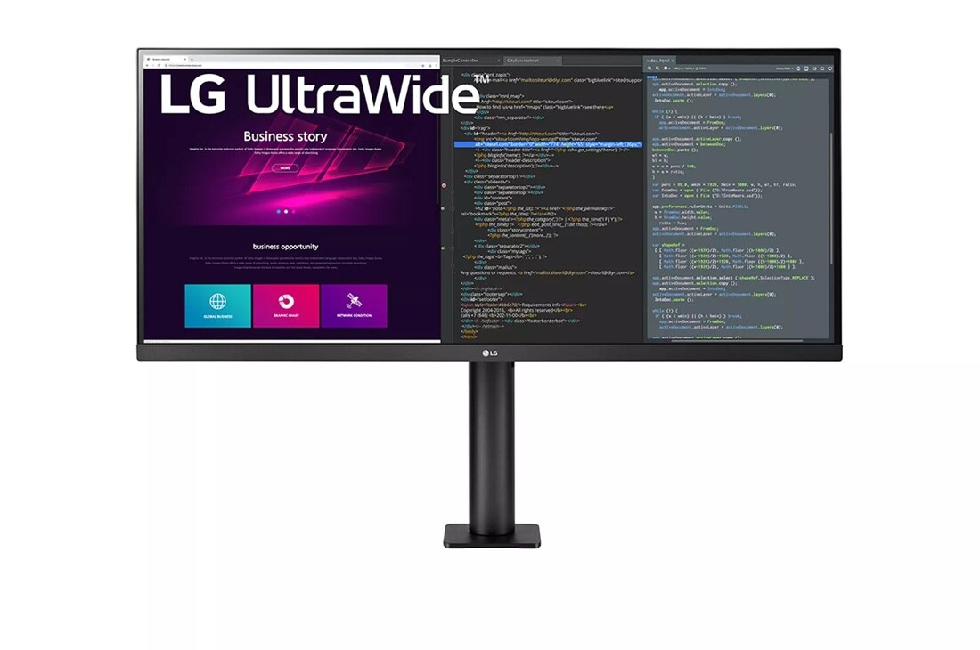 34" UltraWide Ergo QHD IPS HDR Monitor with FreeSync™