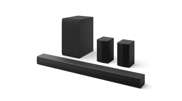 S55TR LG Home Theater Soundbar with Dolby Audio® and Rear Speakers, 5.1. channel