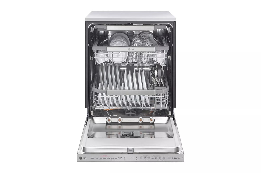 Front Control Dishwasher with TrueSteam® in Silver