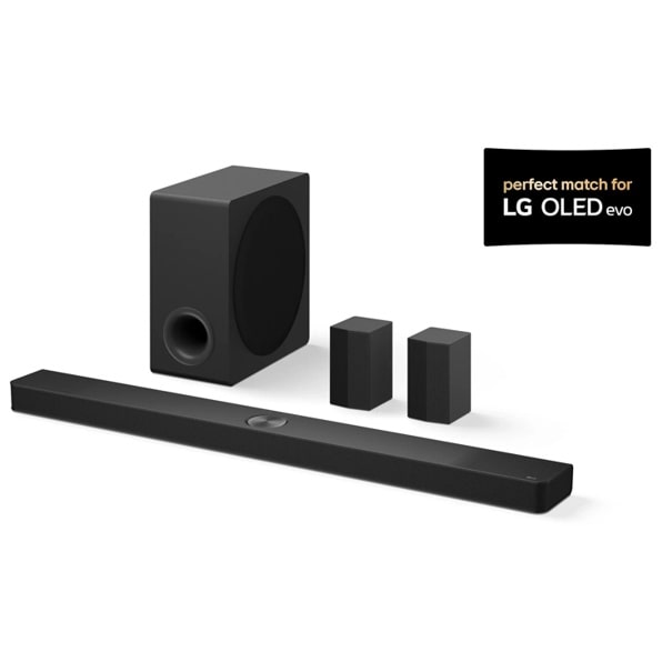 S90TR LG Home Theater Soundbar with Dolby Atmos® and Rear Speakers, 7.1.3 channel, Best OLED matching