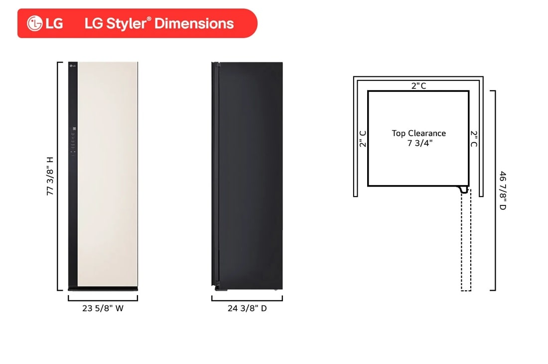LG Styler® Smart Steam Closet - SC5MAR4G | LG USA