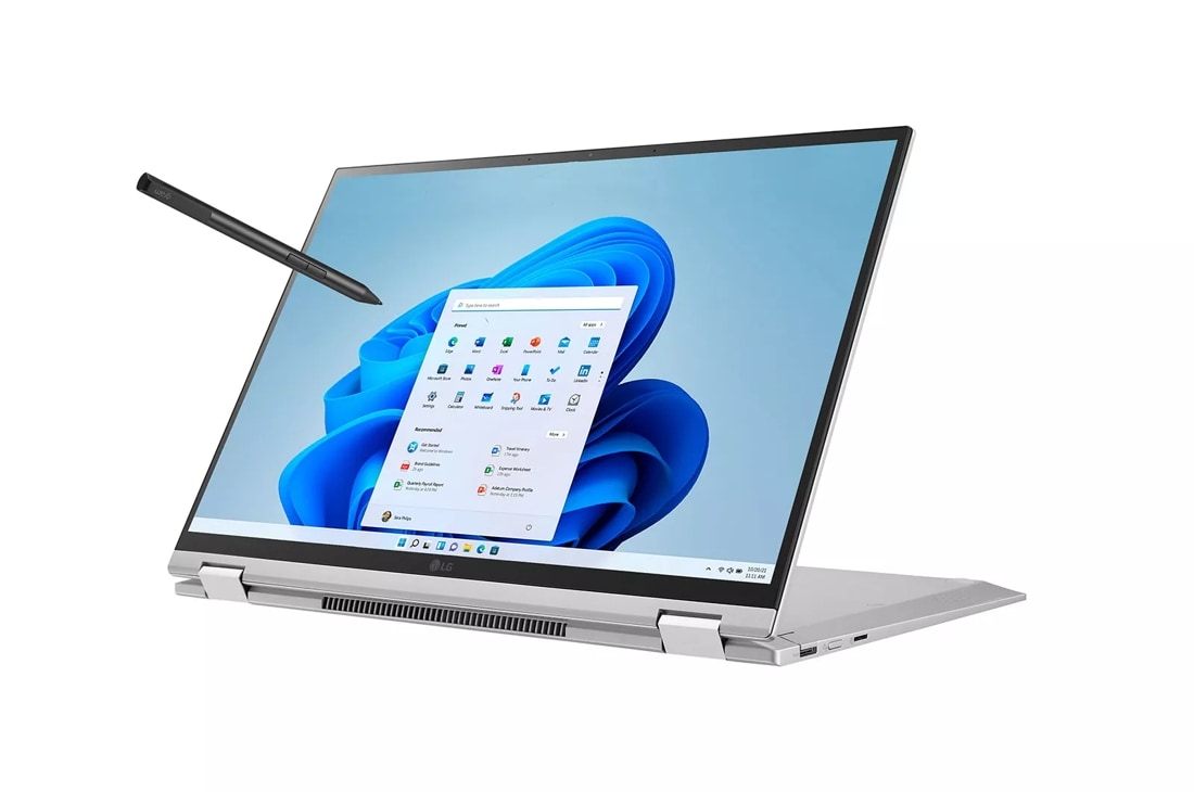 LG gram 16” 2in1 Lightweight Laptop, Intel® 12th Gen Core® i7 Evo™ Platform, Windows 11 Home, 16GB RAM, 1TB SSD, Silver (16T90Q-K.AAC8U1) | USA